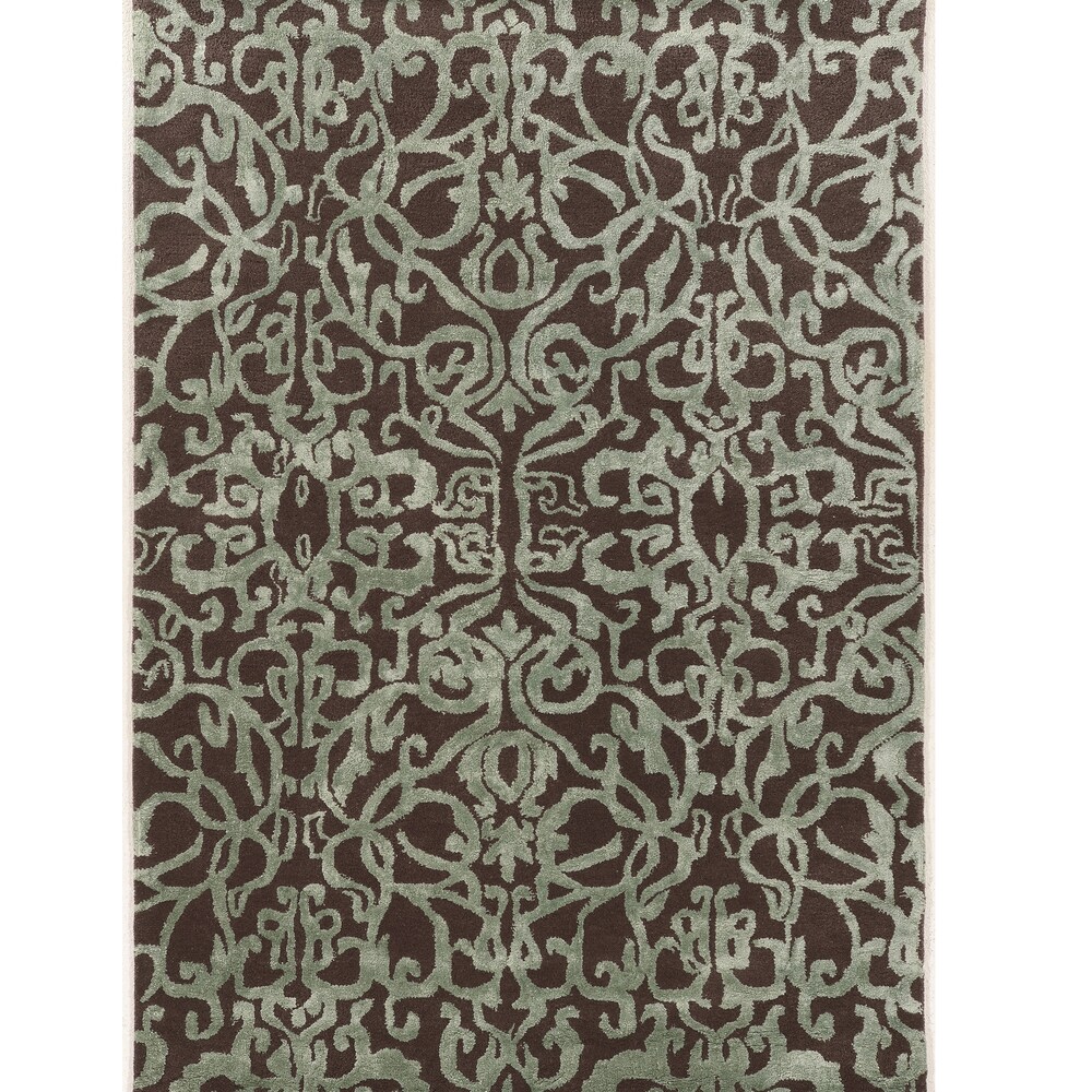 Blue Linon Aspire Collection Wool Triangle Off-white Synthetic Rugs 8'X 11' Blue Linon Aspire Collection Wool Triangle Off-white Synthetic Rugs 8'X 11'